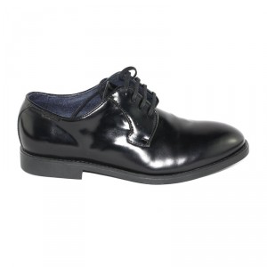 CallagHan James Negro Distressed Leather