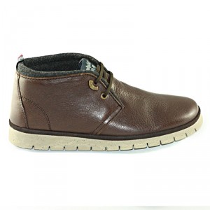 Callaghan Sherpa Marron Leather
