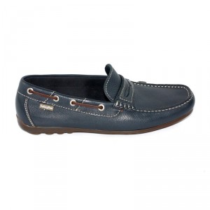 CallagHan Sterling Azul Leather