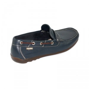 CallagHan Sterling Azul Leather