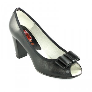 CallagHan Karen Negro Leather