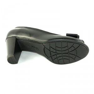 CallagHan Karen Negro Leather
