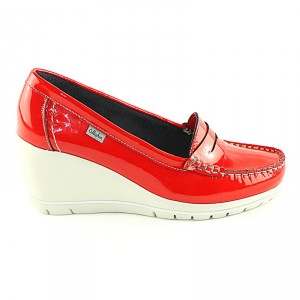 CallagHan Flor Rojo Patent Leather